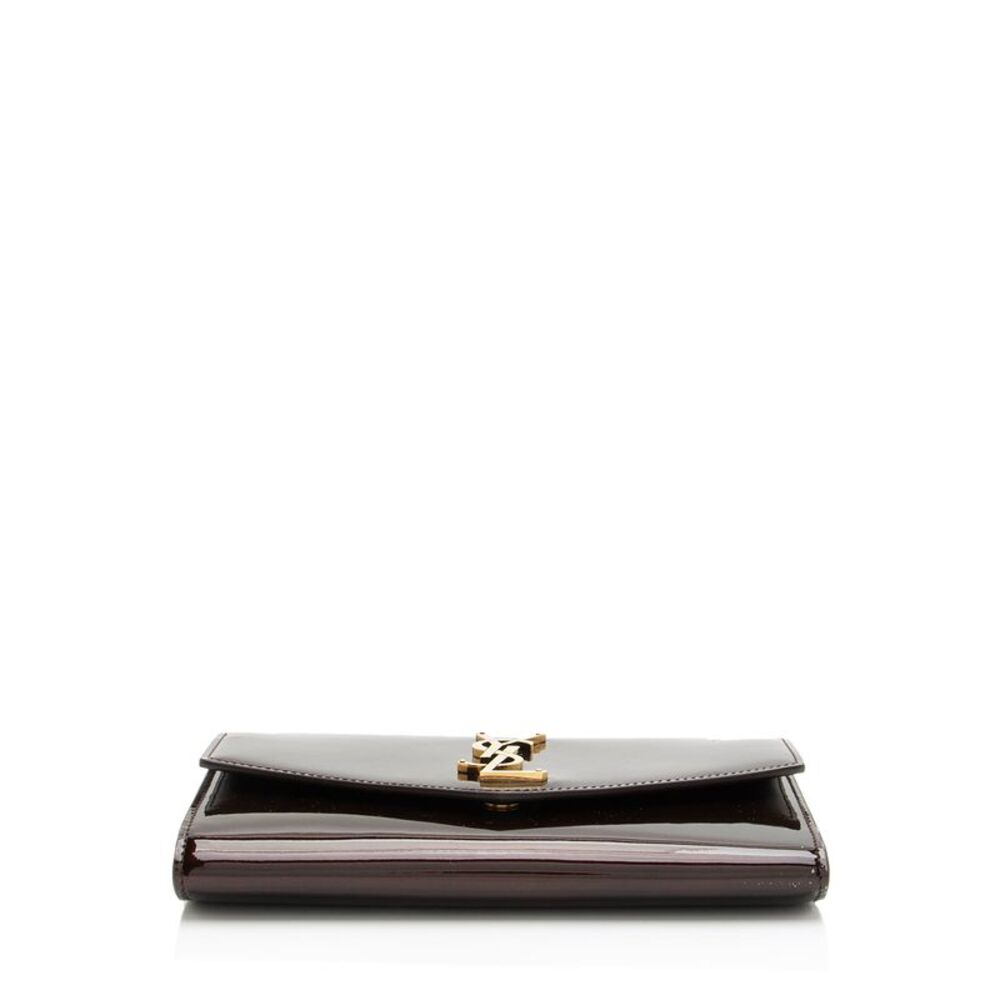 Saint Laurent Patent Leather Monogram Uptown Chain Wallet - Picture 4 of 11